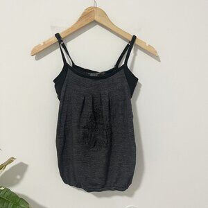 Beyond Yoga Gray Sports Bra Tank Size XS
